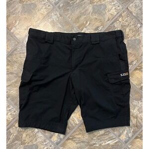 5.11 Tactical Taclite Pro Cargo Shorts Men 46 Black Ripstop Utility